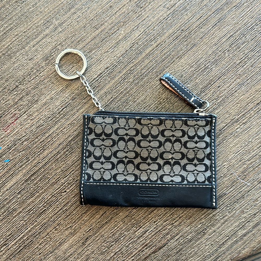 Coach keychain wallet